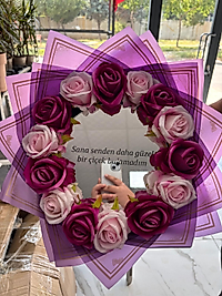 yapay gül buketi